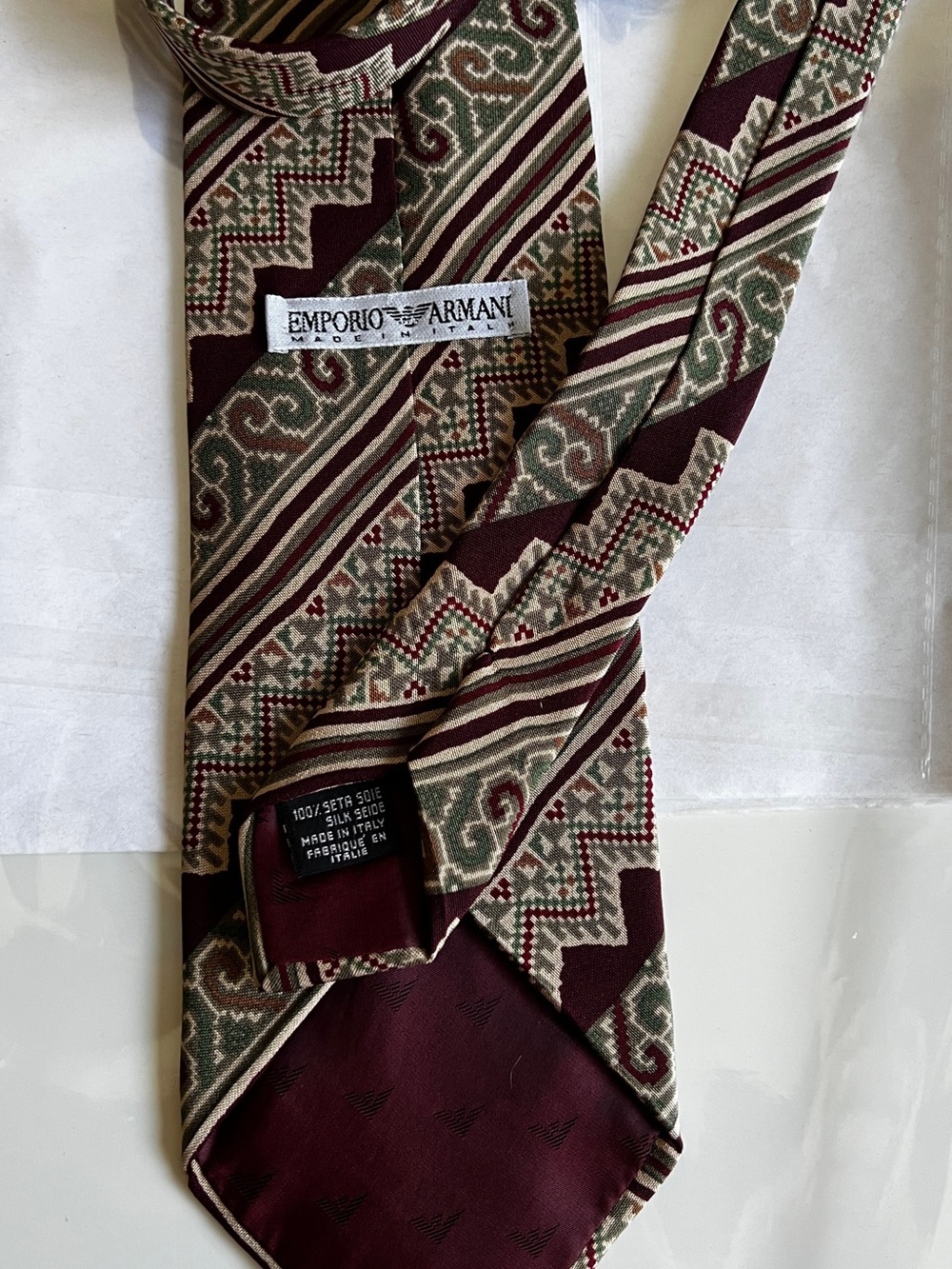 Vintage Emporio Armani Silk Men’s Necktie